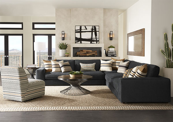 Mẫu 5: Thiết kế nội thất phòng khách theo phong cách châu Âu rất được ưa chuộng